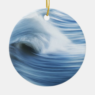 Sea Ocean Waves Ceramic Tree Decoration