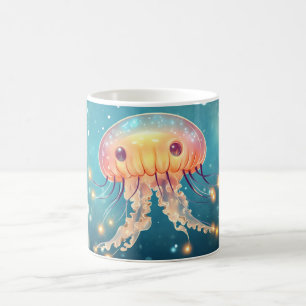 sea octopus Cartoon Style vibrant Cute Colorfull Coffee Mug