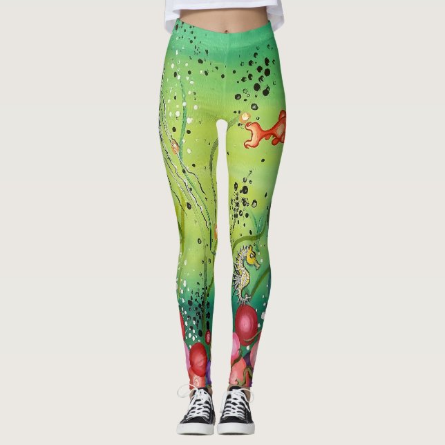 Sea of Colour Leggings (Front)