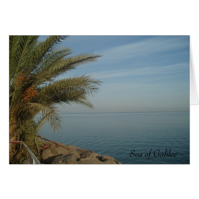 Sea of Galilee Card (Front Horizontal)