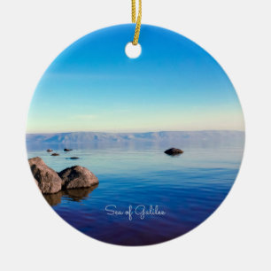 Sea of Galilee Ceramic Tree Decoration