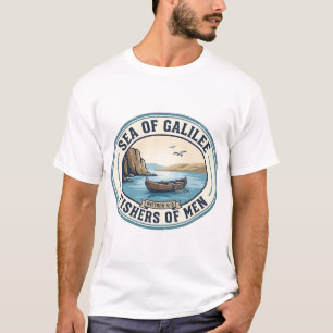 Sea of Galilee Fishers of Men Matthew 4:19 Stamp T-Shirt