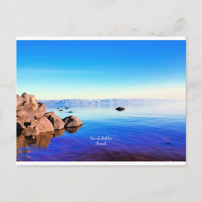Sea of Galilee, Israel scenic photograph Postcard (Front)