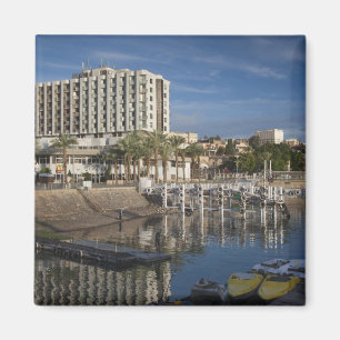 Sea of Galilee-Lake Tiberias waterfront, dawn Magnet