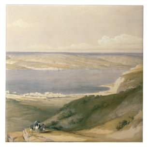 Sea of Galilee or Genezareth, looking towards Bash Tile