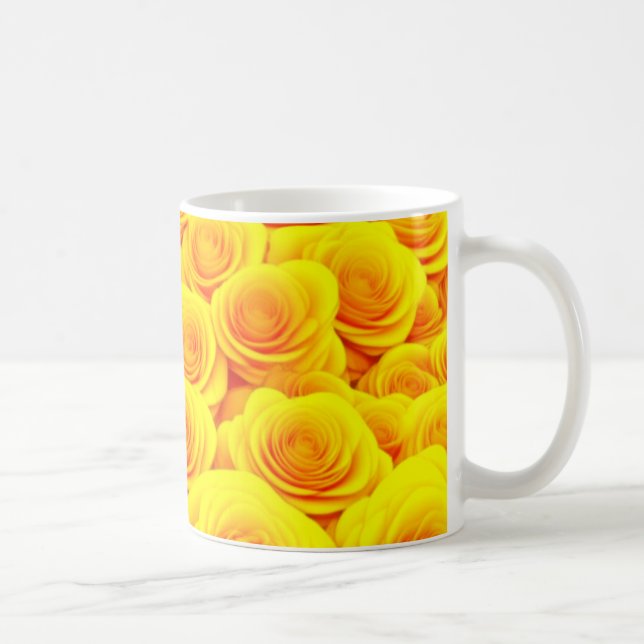 Sea of Golden Roses Coffee Mug (Right)