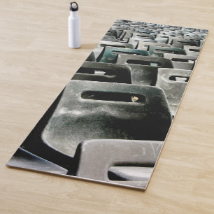 Sea of Grey Chairs Yoga Mat