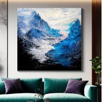 Sea of Ice Canvas Art