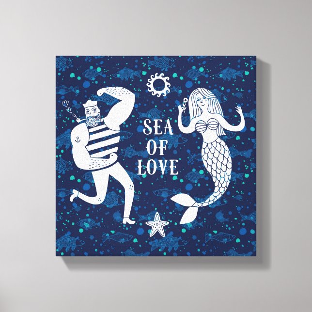 Sea Of Love Poster Canvas Print (Front)