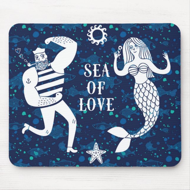 Sea Of Love Poster Mouse Mat (Front)