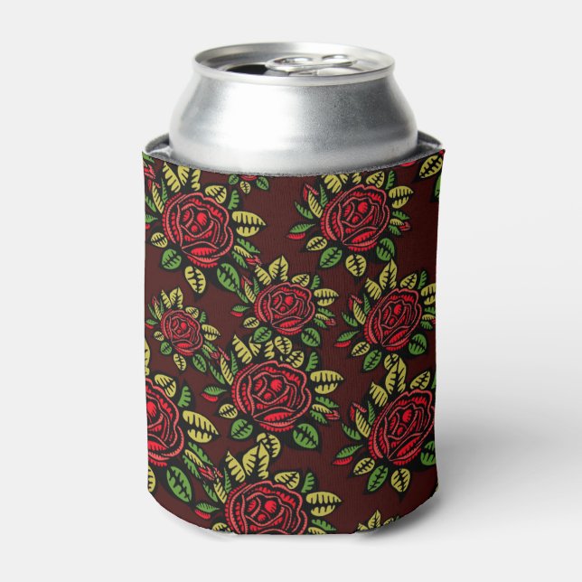 SEA OF MEXICAN ROSES CAN COOLER (Can Front)