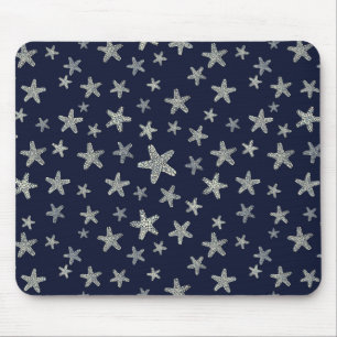 Sea Of Starfish Pattern Mouse Mat