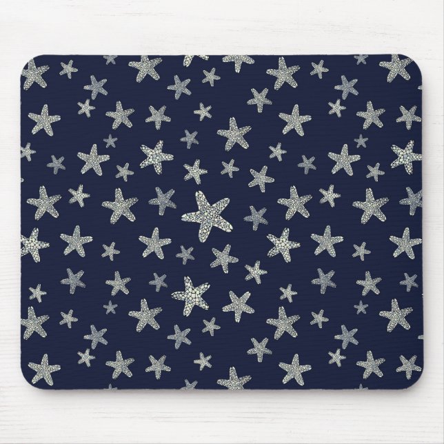 Sea Of Starfish Pattern Mouse Mat (Front)