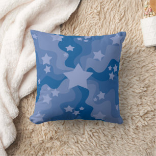 Sea of Stars - Blue Cushion