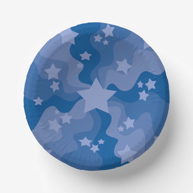 Sea of Stars - Blue Paper Plate (Front)