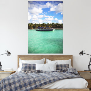 Sea of the Dominican Republic Canvas Print