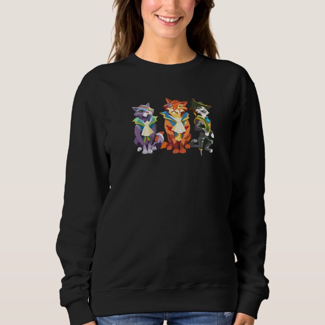 Sea Of Thieves Three Pirate Cats Sweatshirt (Front)