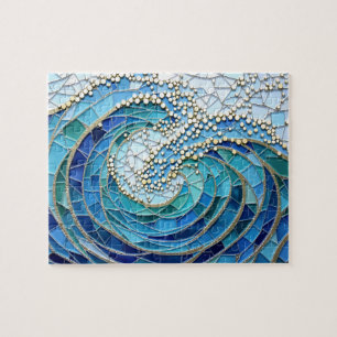 Sea of Waves Mosaic Art Jigsaw Puzzle