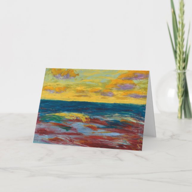 Sea Off of Alsen | Emil Nolde | Card (Front)