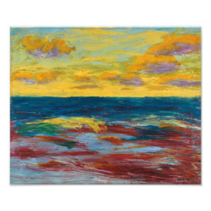 Sea Off of Alsen   Emil Nolde   Photo Print