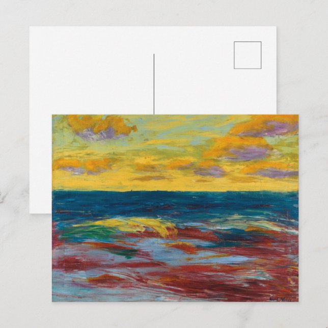 Sea Off of Alsen | Emil Nolde | Postcard (Front/Back)
