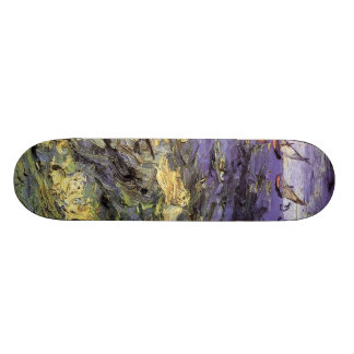 Sea oil painting.  Vincent van Gogh. Skateboard