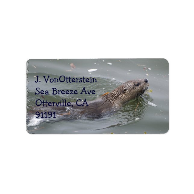 Sea Otter Address Labels (Front)