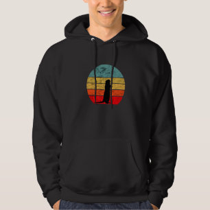 Sea Otter Aquatic Mammal Otter Animal Retro Vintag Hoodie