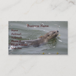 Sea Otter Business Card