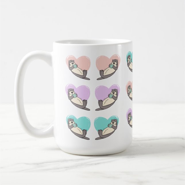 Sea Otter Coffee Mug (Left)