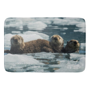 Sea Otter Family Bath Mat