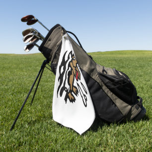 Sea otter Golf Towels