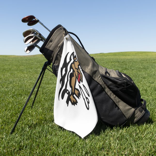 Sea otter Golf Towels (Green)