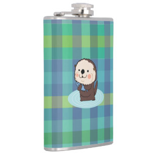 sea otter hip flask
