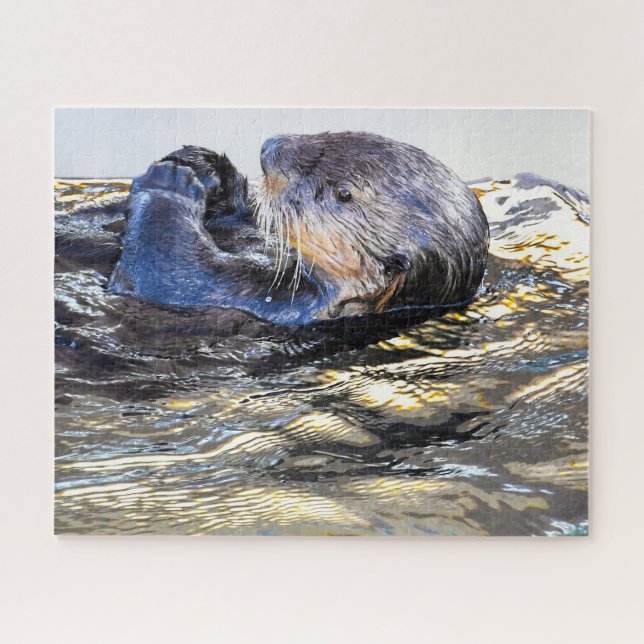 Sea Otter Jigsaw Puzzle (Horizontal)