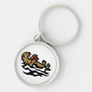 Sea otter key ring