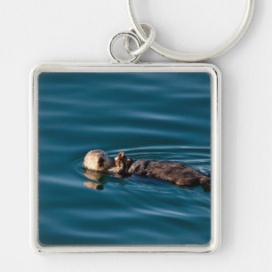 Sea Otter Key Ring