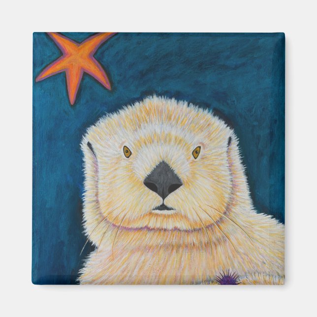 Sea Otter Magnet (Front)