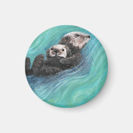 Sea Otter Magnet