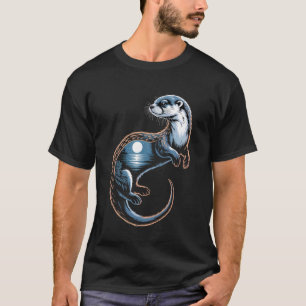 Sea Otter Merch Creature Otters Stuff Vintage Sea T-Shirt