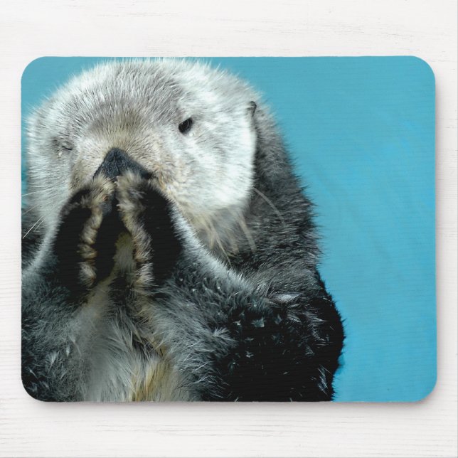 Sea Otter Mouse Mat (Front)