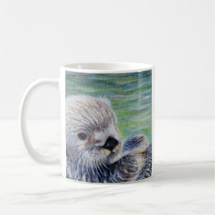 Sea Otter Painting Coffee Mug