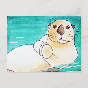Sea Otter Postcard
