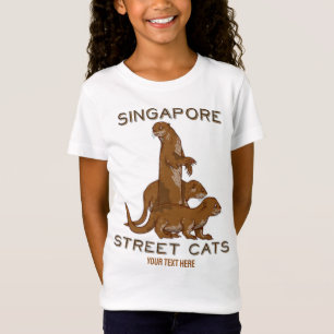 Sea Otter Singapore Street Cats T-Shirt