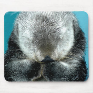 Sea Otter Snoozing Mouse Mat