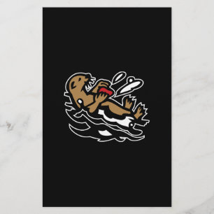 Sea otter stationery