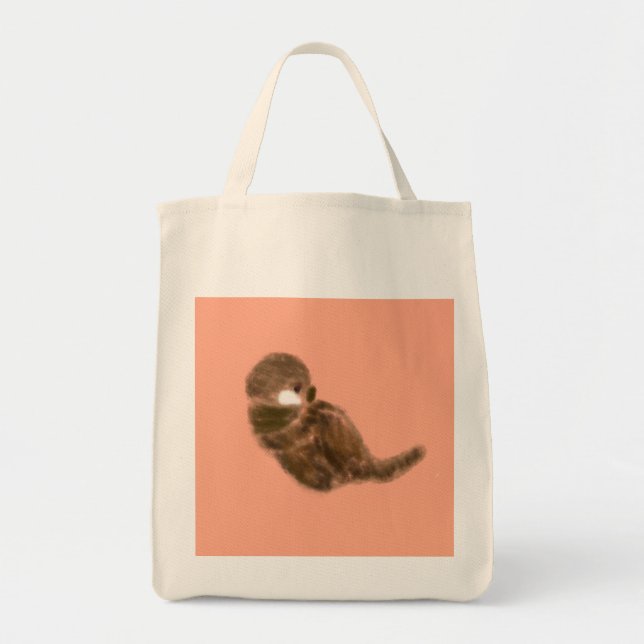 Sea otter tote bag (Front)