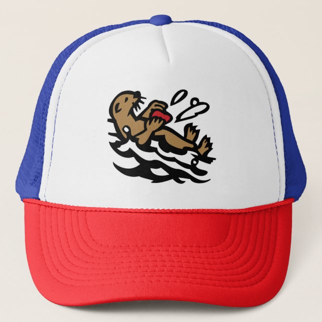 Sea otter trucker hat (Front)