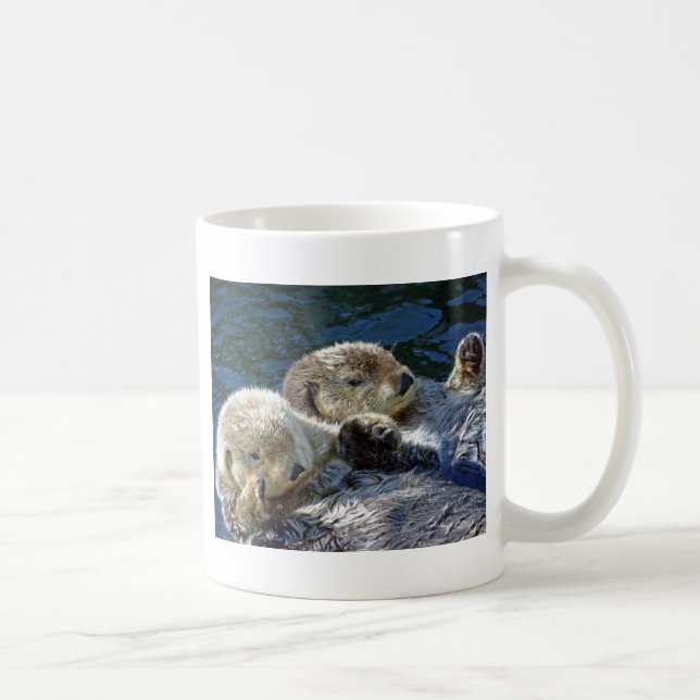 Sea-otters Coffee Mug (Right)
