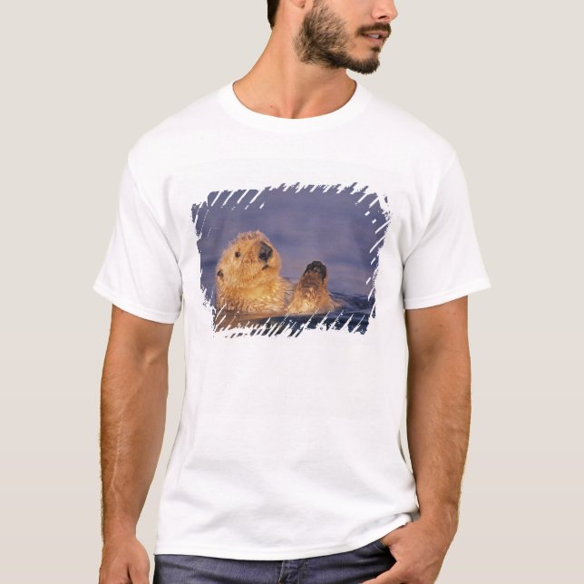 Sea Otters, Enhydra lutris 2 T-Shirt (Front)